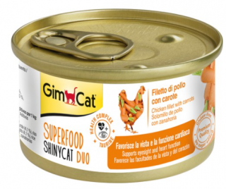 Gimcat Shinycat Tavuklu Havuçlu 70 gr Kedi Maması kullananlar yorumlar